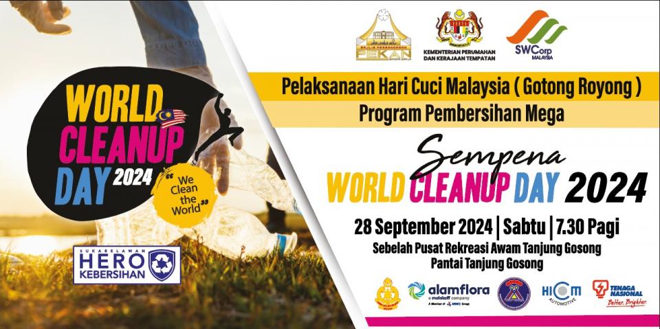 BANNER WORLD CLEAN UP DAY 2024