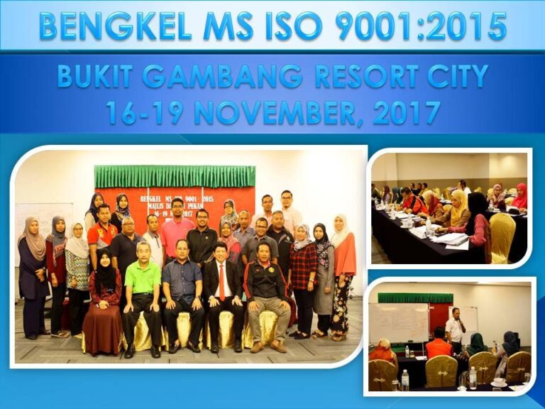 Bengkel MS ISO 9001:2015