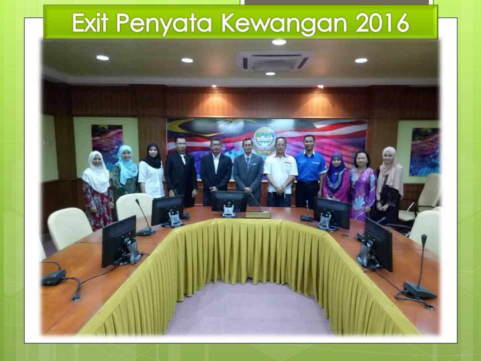 Exit Penyata Kewangan 2016