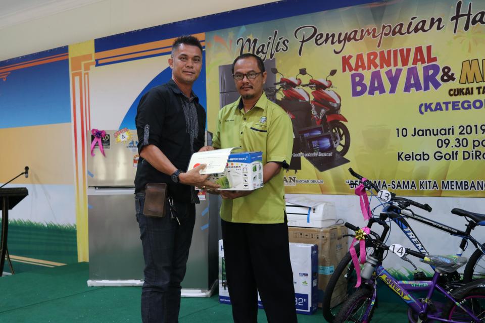 Pemenang Karnival Bayar & Menang 2019