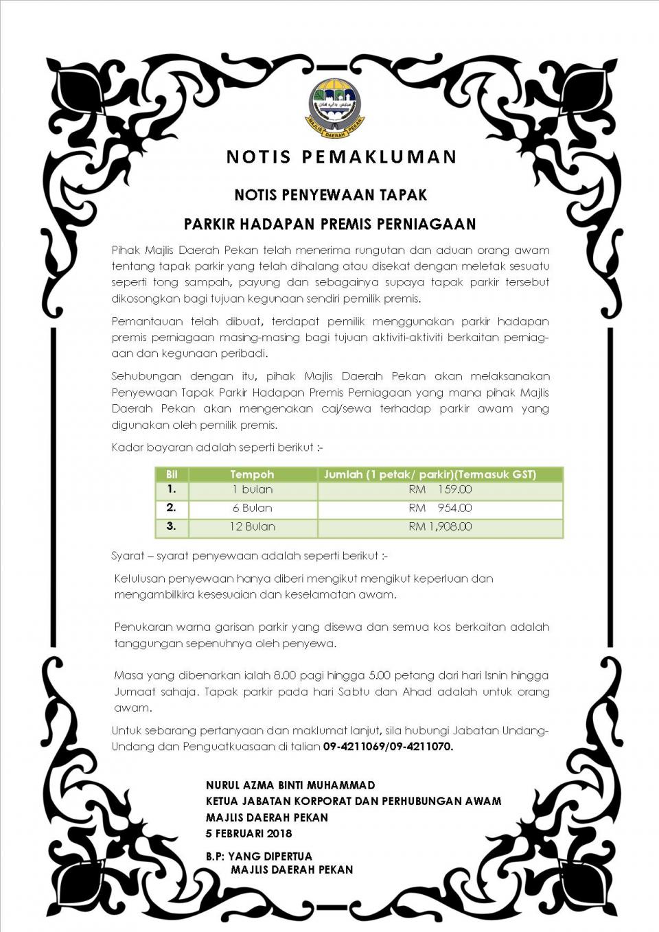 Notis Pemakluman