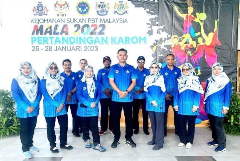 Persediaan Pasukan Karom Majlis Daerah Pekan bagi Kejohanan Sukan Persatuan Pihak Berkuasa Tempatan (MALA) Tahun 2022