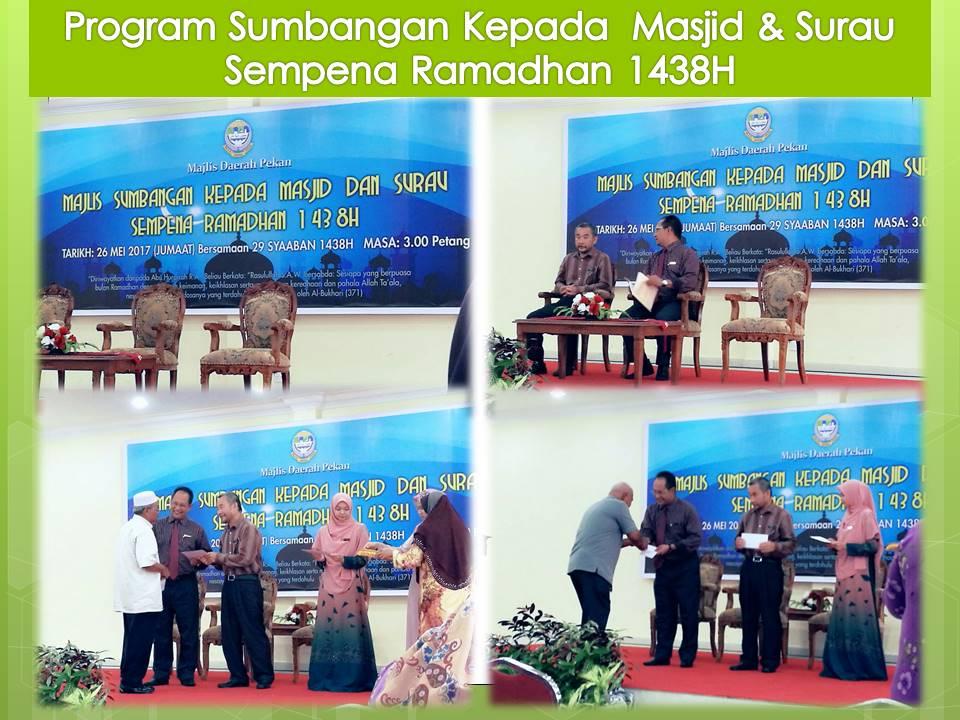 Program Sumbangan Kepada Masjid & Surau 1438H