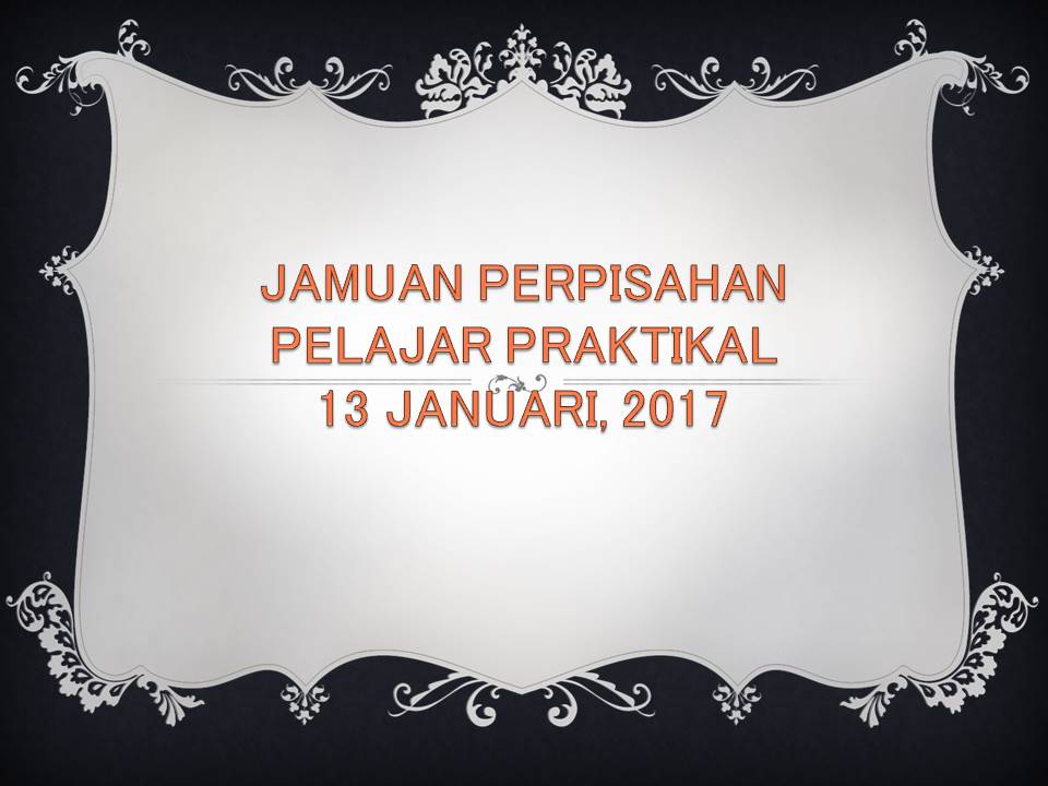 Program & Aktiviti MDP Sepanjang Januari 2017