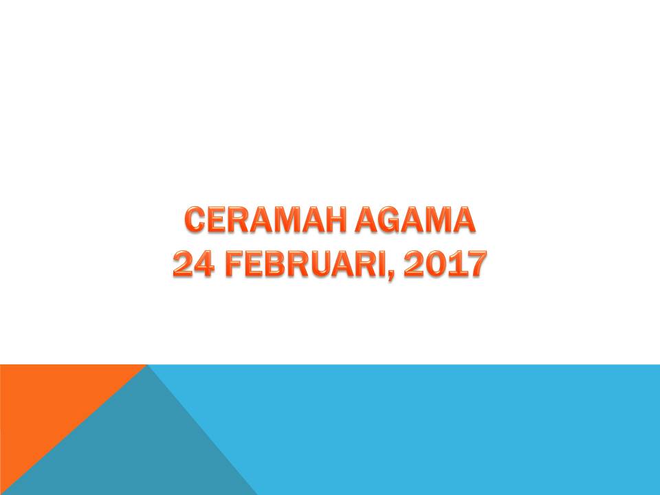 Program & Aktiviti MDP Sepanjang Februari 2017